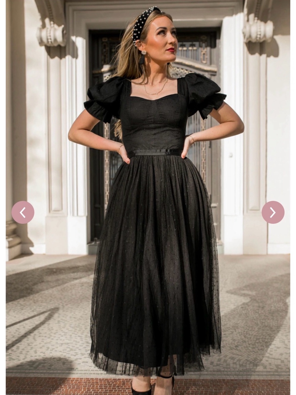 Ivy City Co Black Ballerina Dress